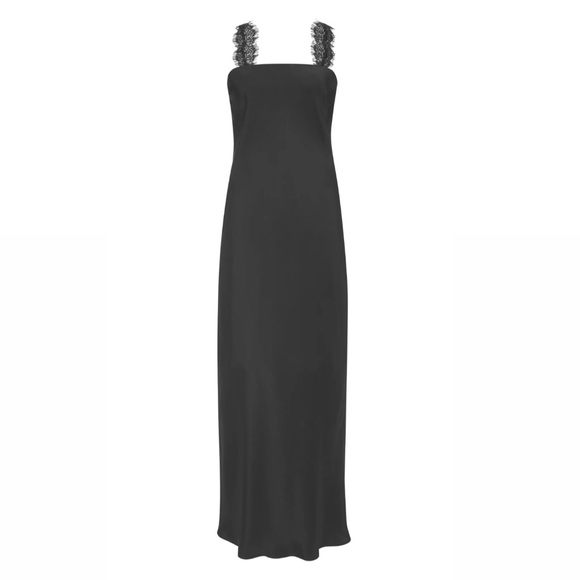Gold Hawk Taylor Strap Long Bias Dress Women